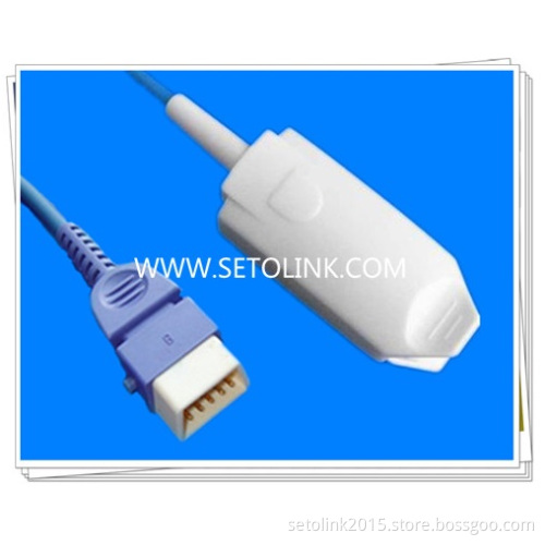 BCI DB9 PIN MALE TO FINGER CLIP SpO2 SENSOR USED FOR ADULT